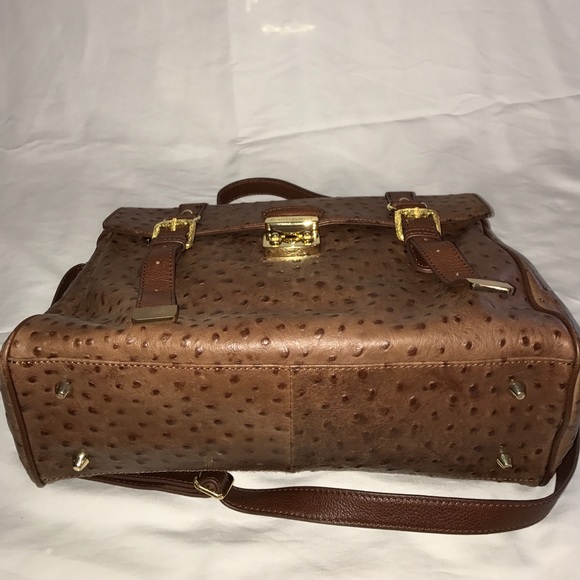 Cynthia Rowley 100% leather Ostrich 💼 Print! - Picture 5 of 6